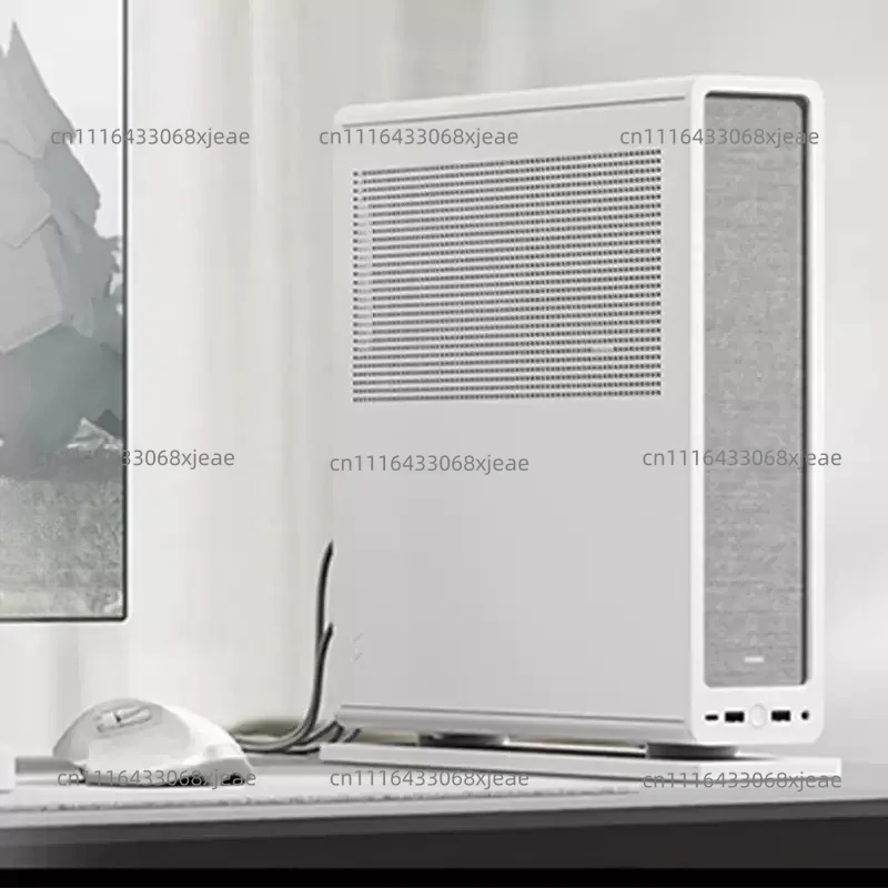 Vertical Mini‑ITX PC Chassis Breathable Shell Black White For Desktop NAS Computer