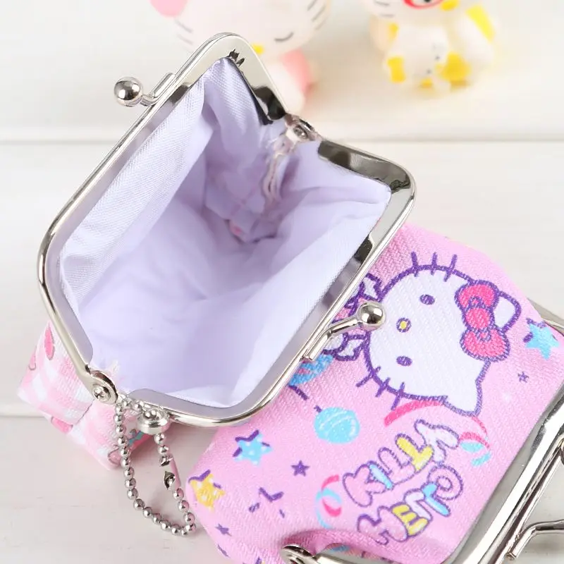 

Sanrio Coin Purse Female Cartoon Cute Cat Children Coin Bag Girl Heart Coin Pocket Key Case Mini Small Sized Small Wallet