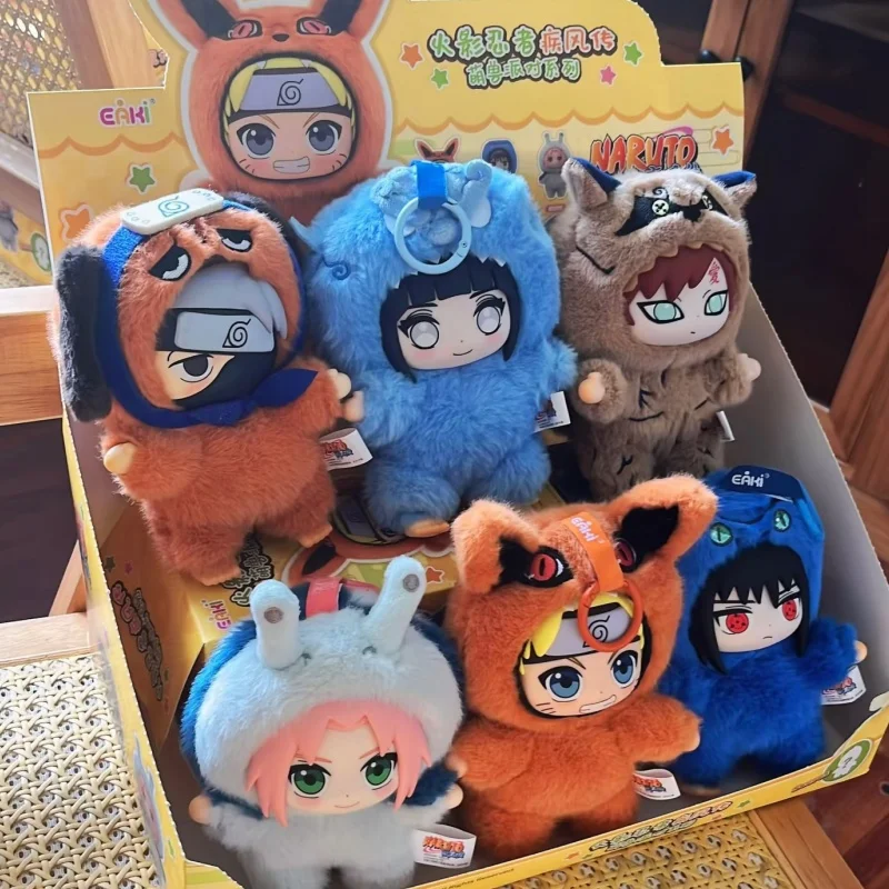 

New Hot Original Eaki Naruto Figure Naruto Blind Box Shippuden Party Series Stuffed Plush Handmade Ornament Toy Collection Gift
