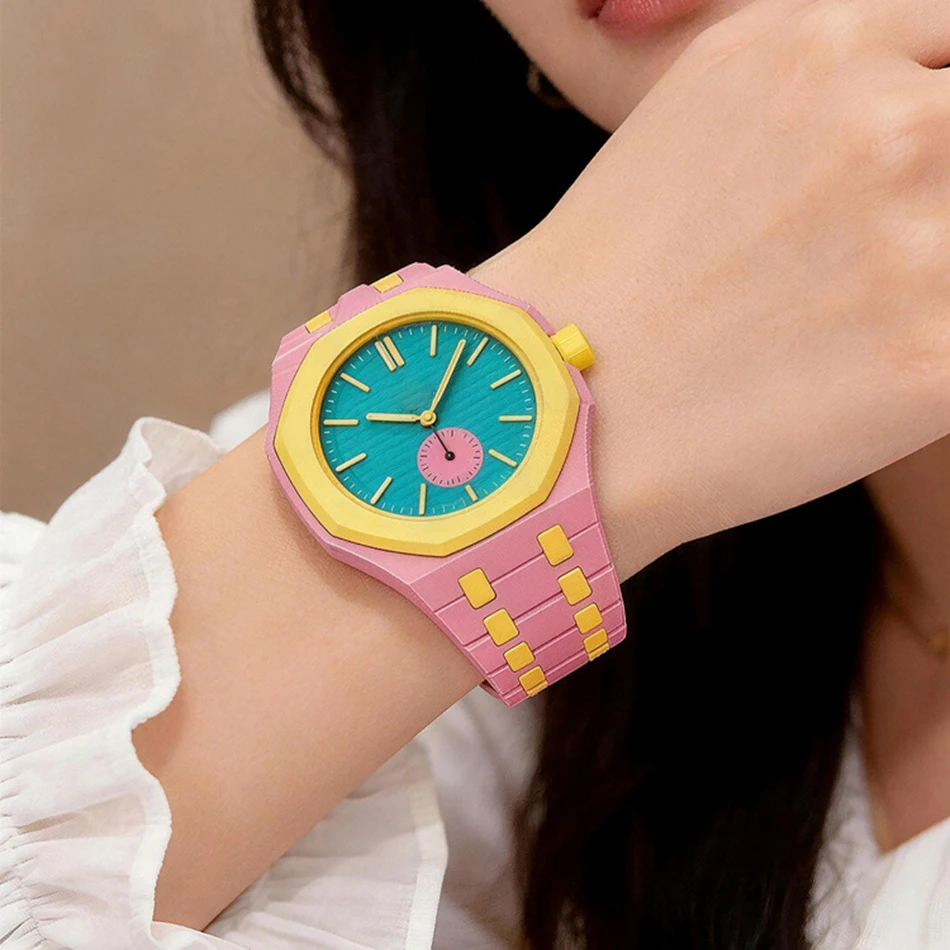 Modny ceramiczny pasek do zegarka Swatch X AP Royal POP, zestaw do modyfikacji bioceramiki, pasek, etui, adapter do akcesoriów zegarków na rękę. — zdjęcie produktu 2
