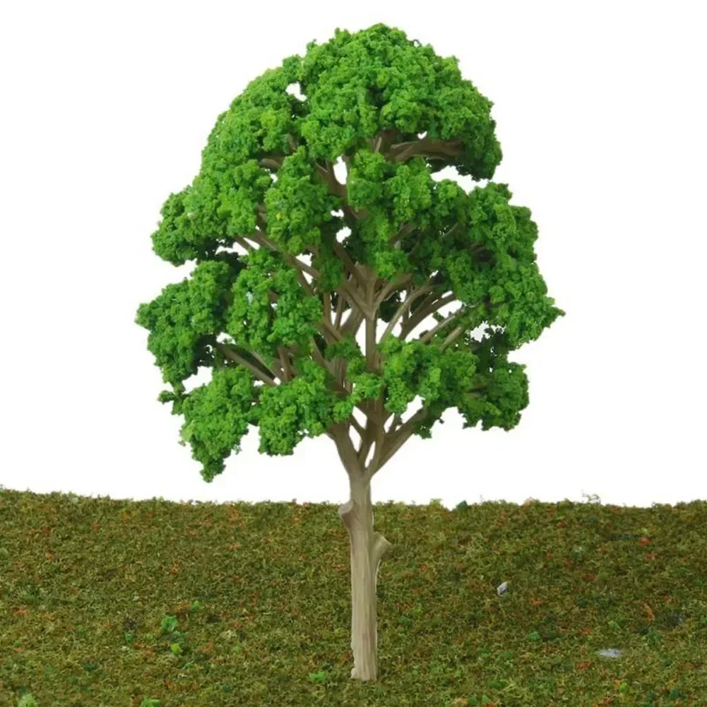 5pcs 1:50-75 Plastic Model Train Artificial Miniature Tree Scenery Railroad Decoration Building Landscape Accessories Toys