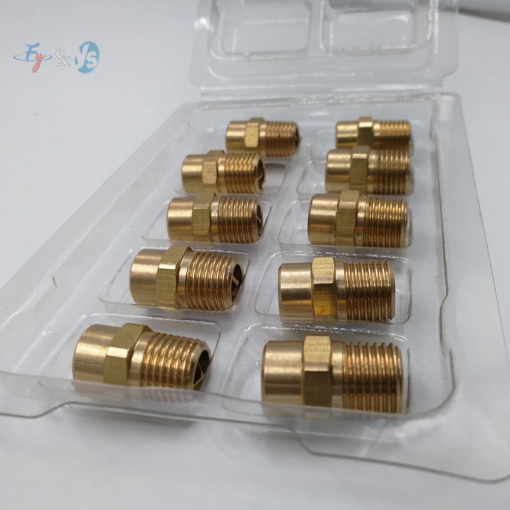 100PCS High-Pressure BB Full Cone Atomizing Nozzle Brass, 1/8