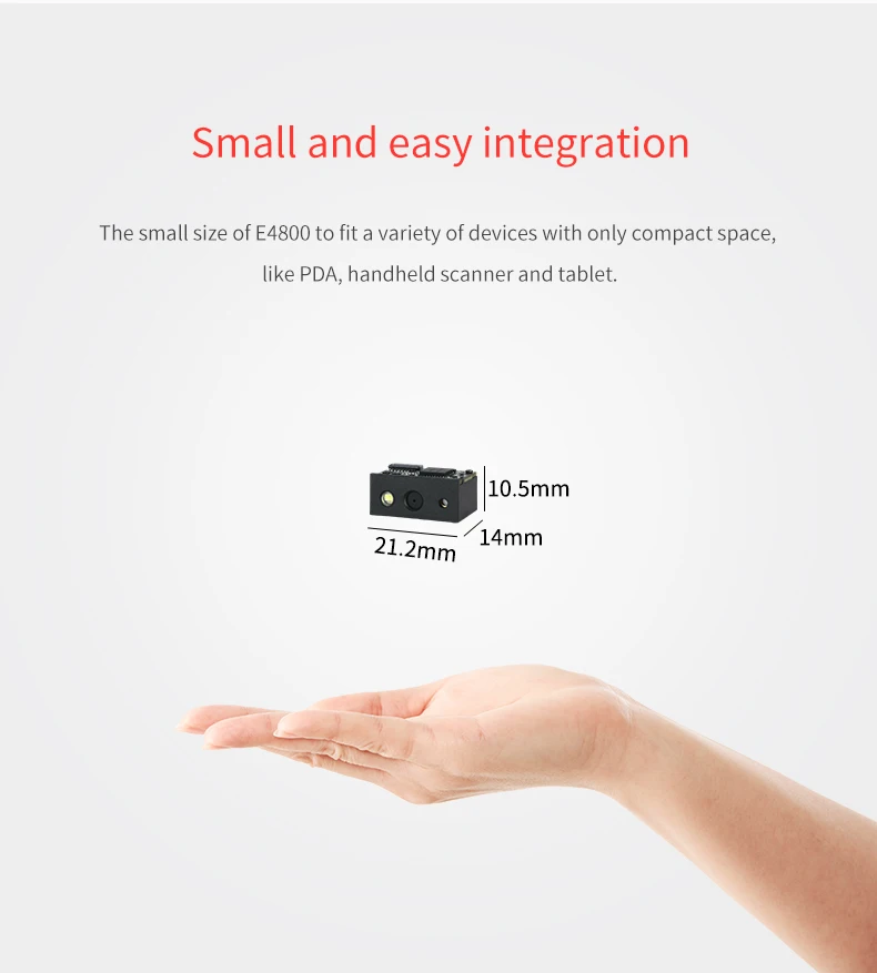 Yokoscan E4800 Megapixel 2D QR OCR OEM Barcode Scan Engine Module ultra High Performance for PDA, Mobile Terminal, Kiosk