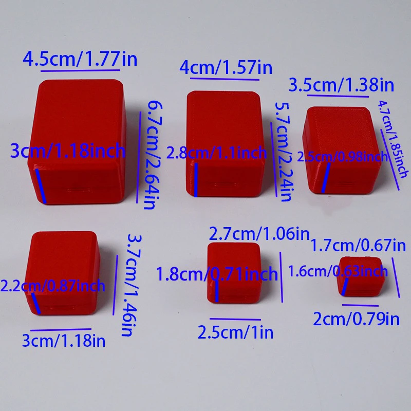 Multi-layer Nesting Surprise Gift Box 3D Printed 6 Layers Matryoshka Box Prank Toy Ring Storage Box Funny Gag Prop - view 6
