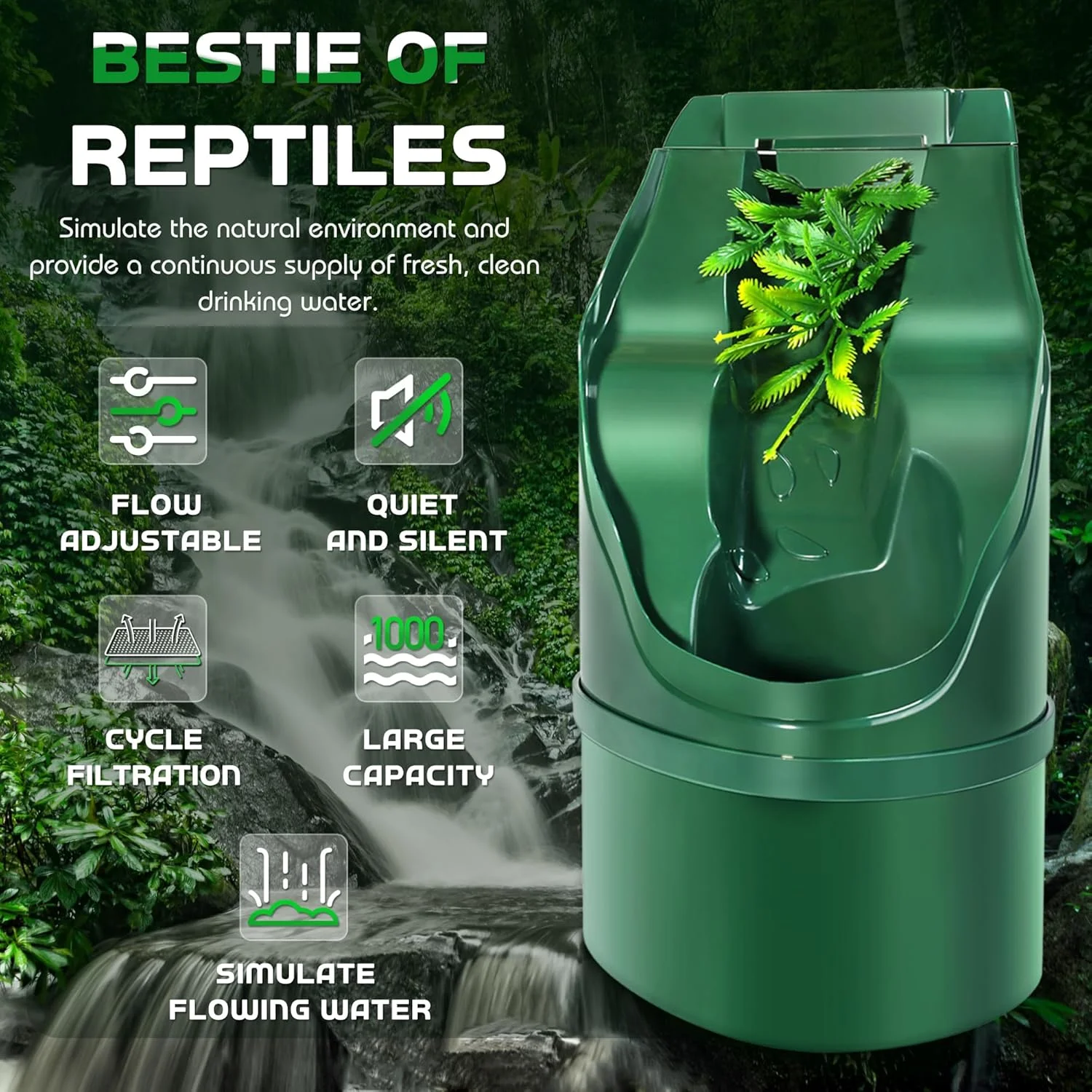 Reptile Automatic Water Fountain 4