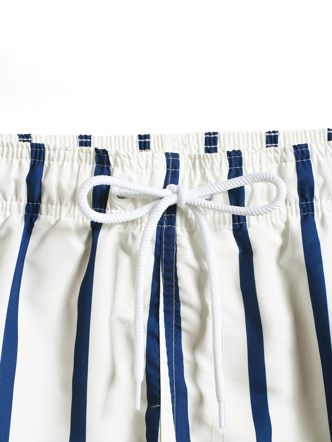 

Men's Striped Board Shorts Drawstring Waist Security Pocket Lightweight 4-Way Stretch Beach Vacation Swim Trunks