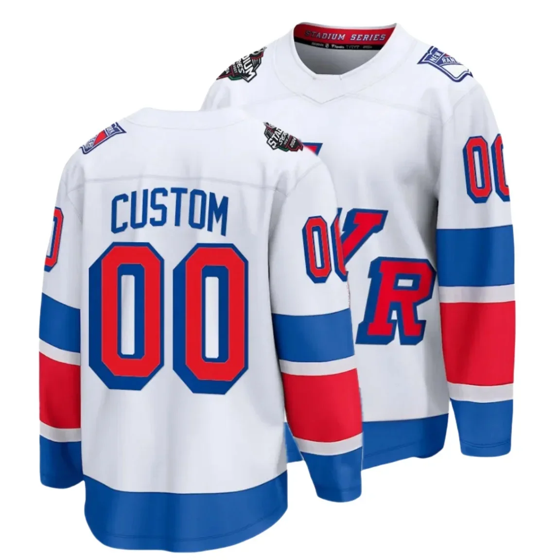 Custom New York Jersey de hóquei para homens, Nova York, Matt Rempe #31, Igor Shesterkin #93, Mika Zibanejad #73, 10, Arri Panarin #23, Adam Fox