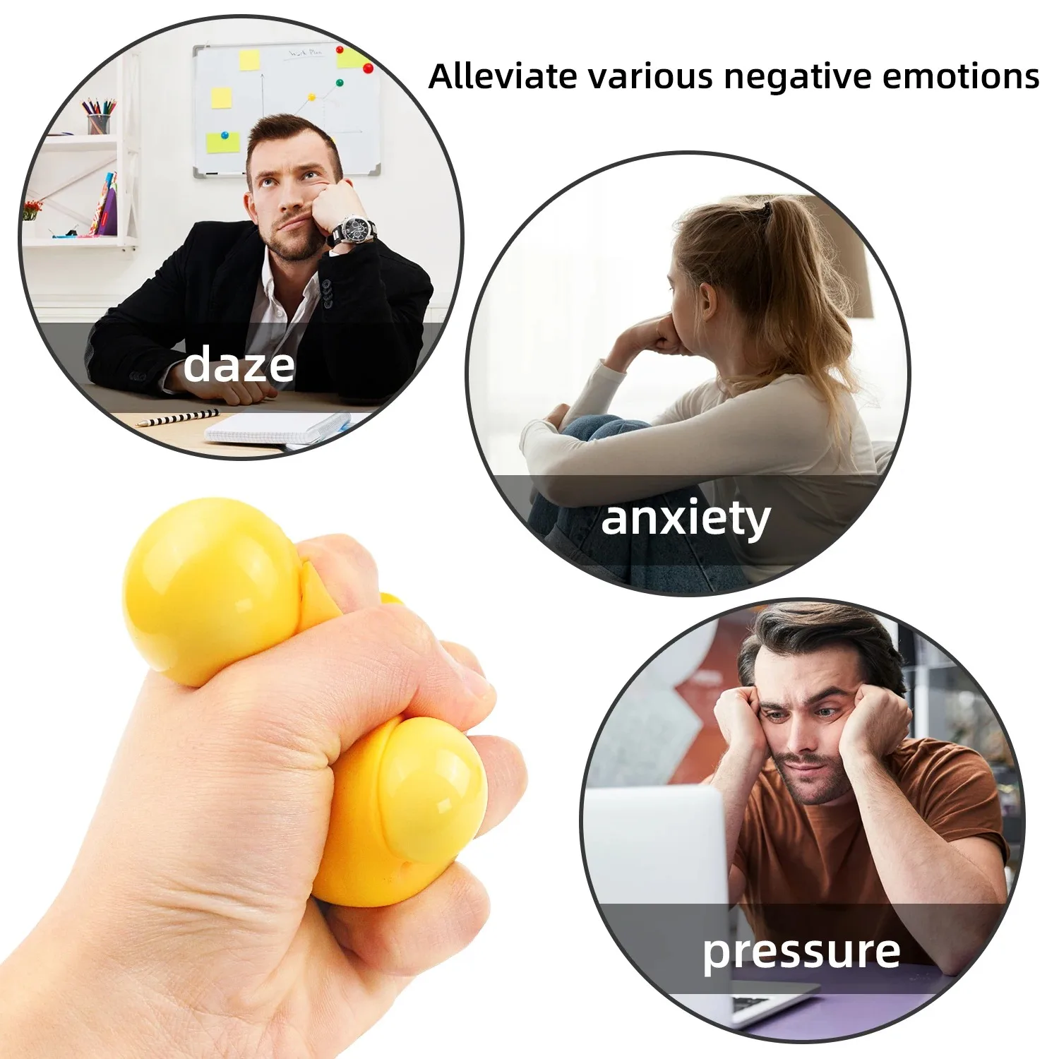 Creative Mango Squeezing Toy for Decompression, Simulated Fruit Fun Release Ball, Comfortable Touch for Relieving Stress Emotion