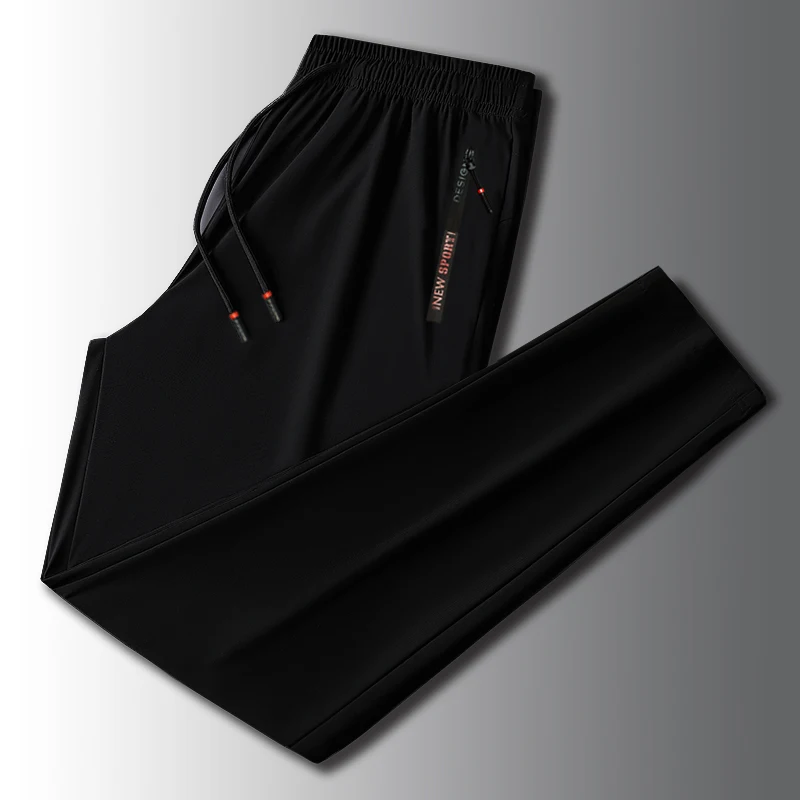 Pantalones deportivos minimalistas de felpa para hombre, pantalones casuales cálidos a prueba de viento, cintura elástica, bolsillo de Color sólido,