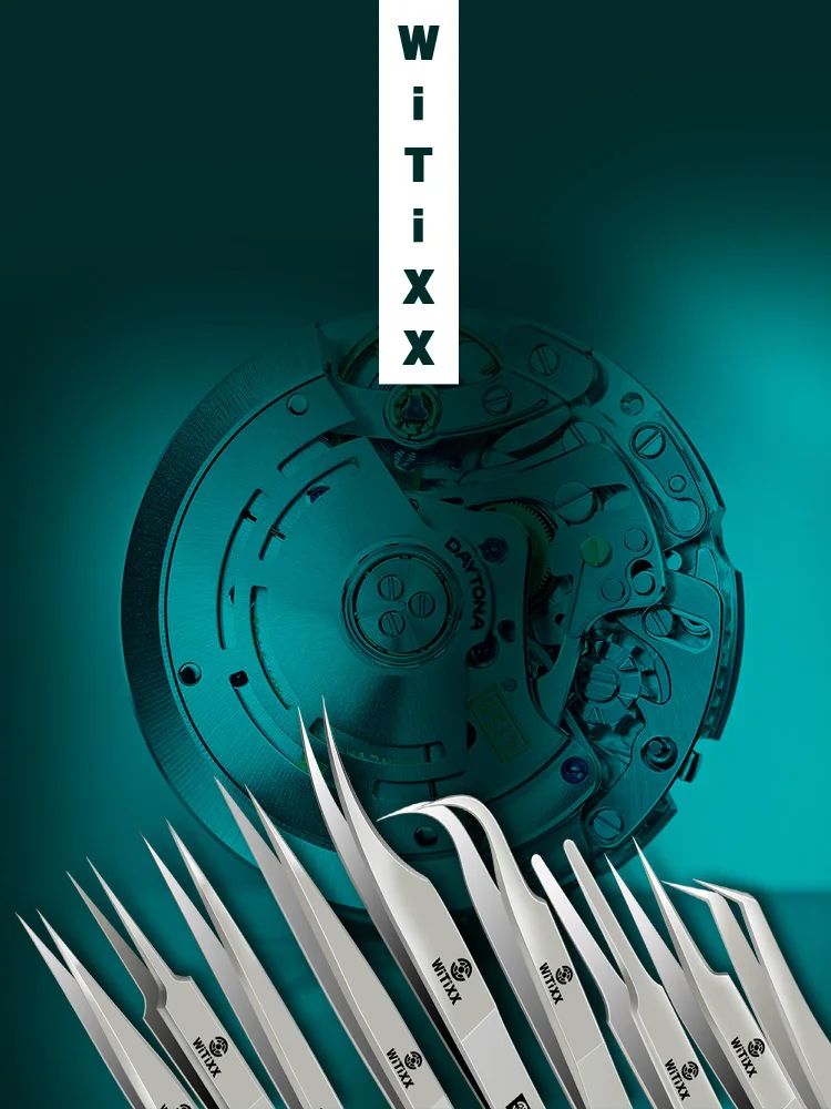 WITIXX Orologio da computer riparazione telefono cellulare pinzette di precisione bellezza nail art clip per depilazione 18-AP 19-AP