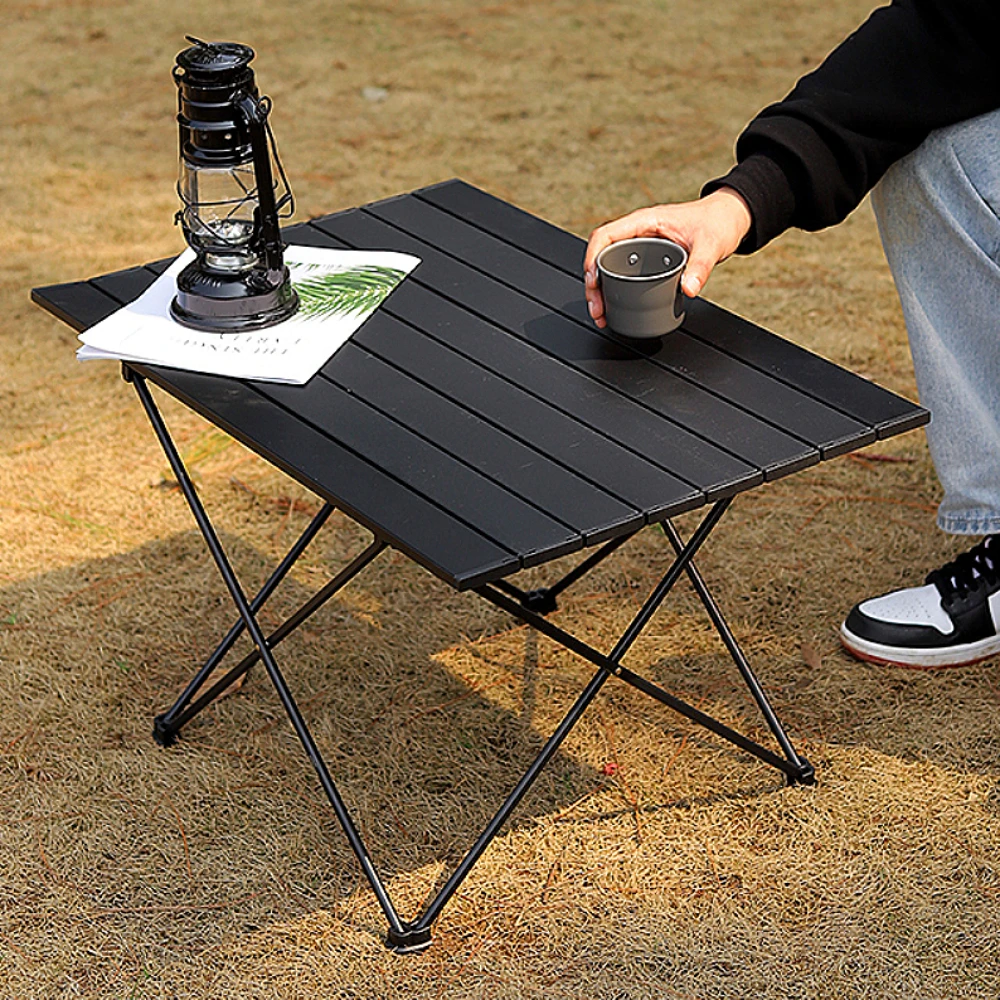 

Ultralight Folding Egg Roll Table Portable Camping Outdoor Dinner Desk Aluminum Alloy for Garden Party Picnic BBQ Mesa Furniture