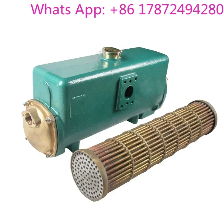 Private La.bel Stainless Steel Oil Cooling Hydraulic Water Cooler CH400 Heat Exchanger with Spare Parts