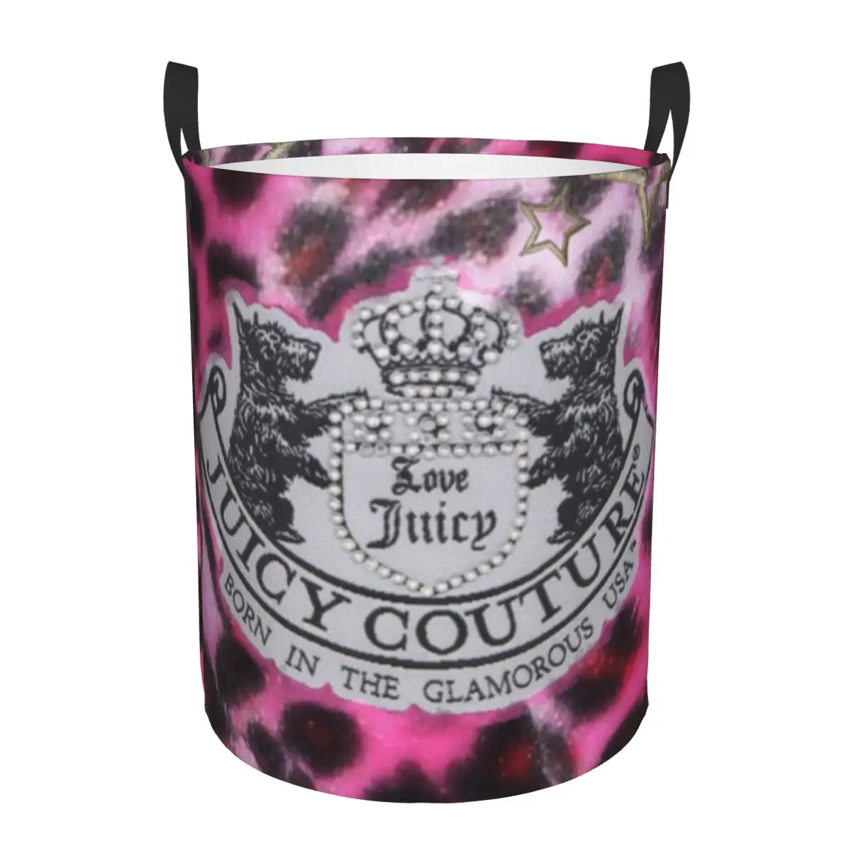 

Bundle Device Laundry Basket Juicy-Couture Fabric Laundry Moving Folding Dirty Laundry Basket Cartoon