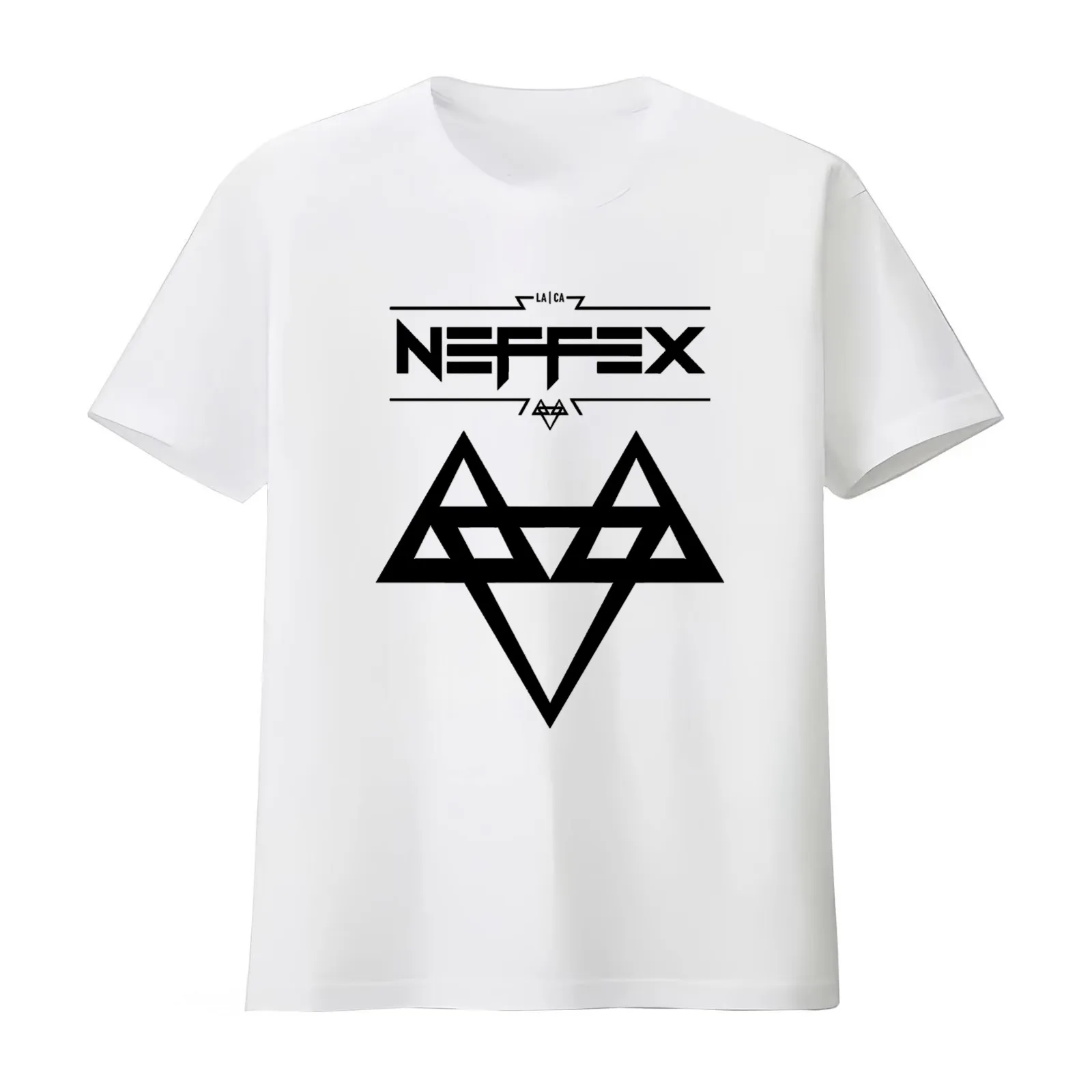 neffex T-Shirt Summer Casual Cotton Tee Oversized Streetwear Tops Vintage Graphic Print Loose Fit Short Sleeve 100% Cotton