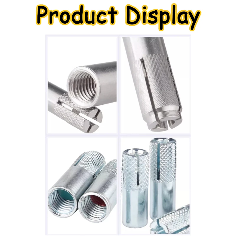 Wciskana kotwa rozporowa M6M8~M16 304/316 Stal nierdzewna/stal węglowa Śruba rozporowa Top Burst Blasting Gecko Flat Burst Anchor