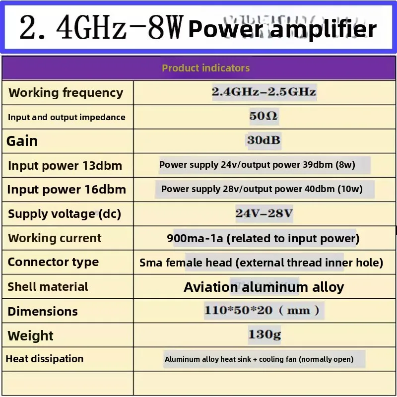 1575MHz 10W Power Amplifier Module RF Module GPS BD RF Amplifier, Power Amplifier