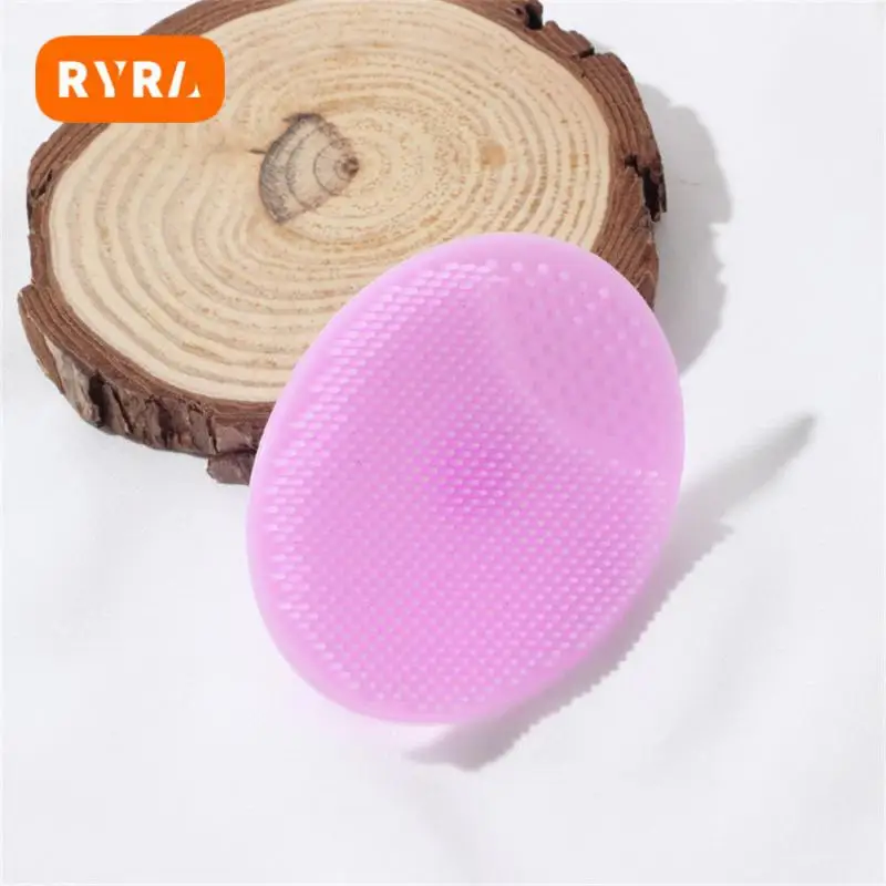 1PCS Silicone Shampoo Brush for Baby Infant Bathing Soft Silicone Boys Kids Shower Brush Head Hair Washing Massage Brushes Wipe