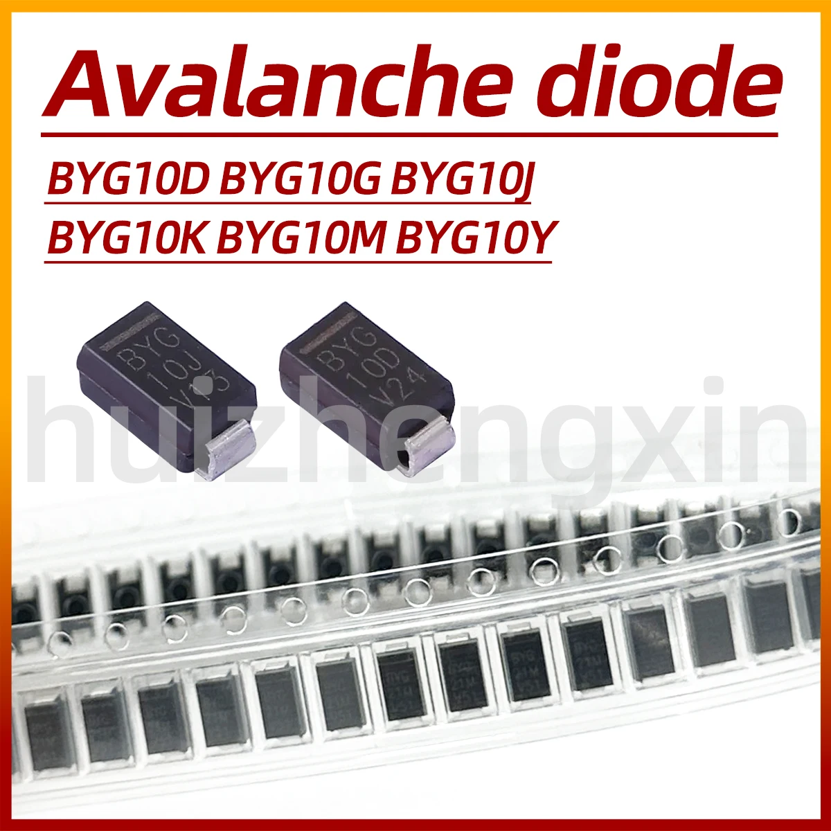20PCS BYG10D-E3/TR BYG10G-E3/TR BYG10J-E3/TR BYG10K-E3/TR BYG10M-E3/TR BYG10Y-E3/TR DO-214AC SMA Standard Avalanche Rectifier