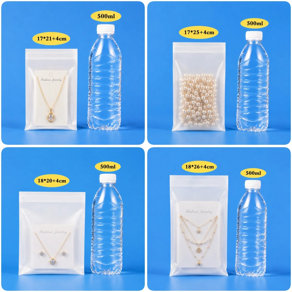 Umweltfreundliche, biologisch abbaubare Glasin-Papiertüten, halbtransparente Tasche, selbstklebende Umschläge, für Datenkabel, Kleidung, Accessoires – Detail 10