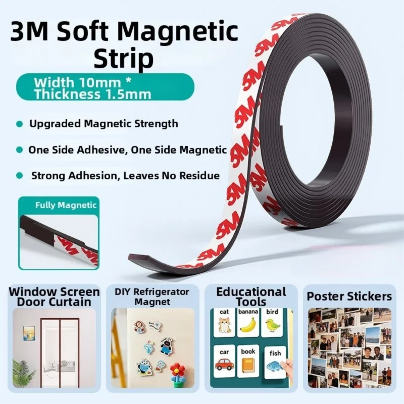 Samzhe | Adhesive Magnetic Strip 3 Meters