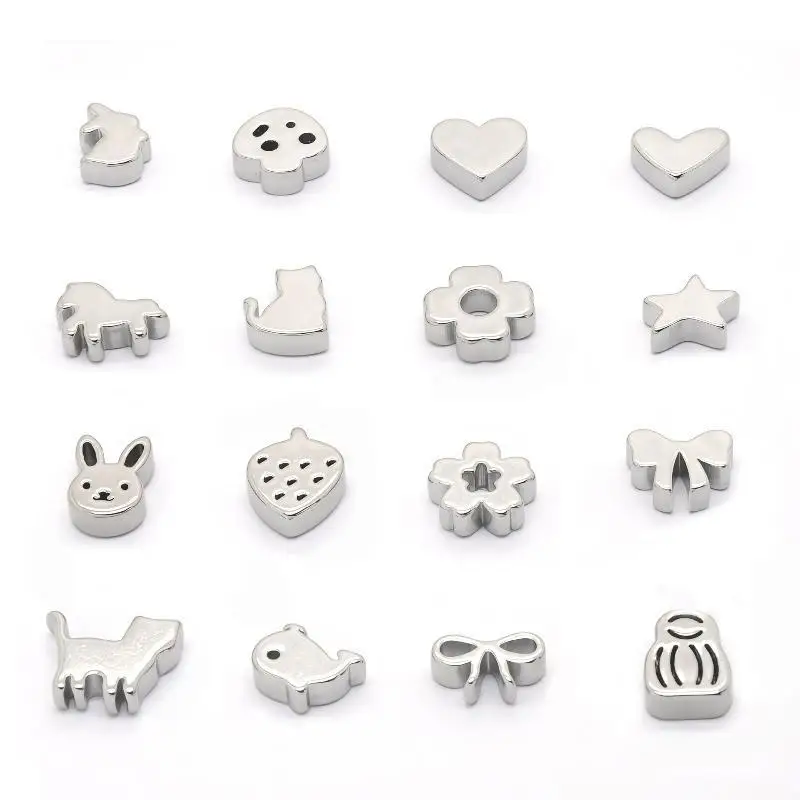 3Pcs Stainless Steel Cute Shaped Spacer Beads Polished Long Shine For Matcha Sifting Beads - Japanese Tea Ceremony Tool