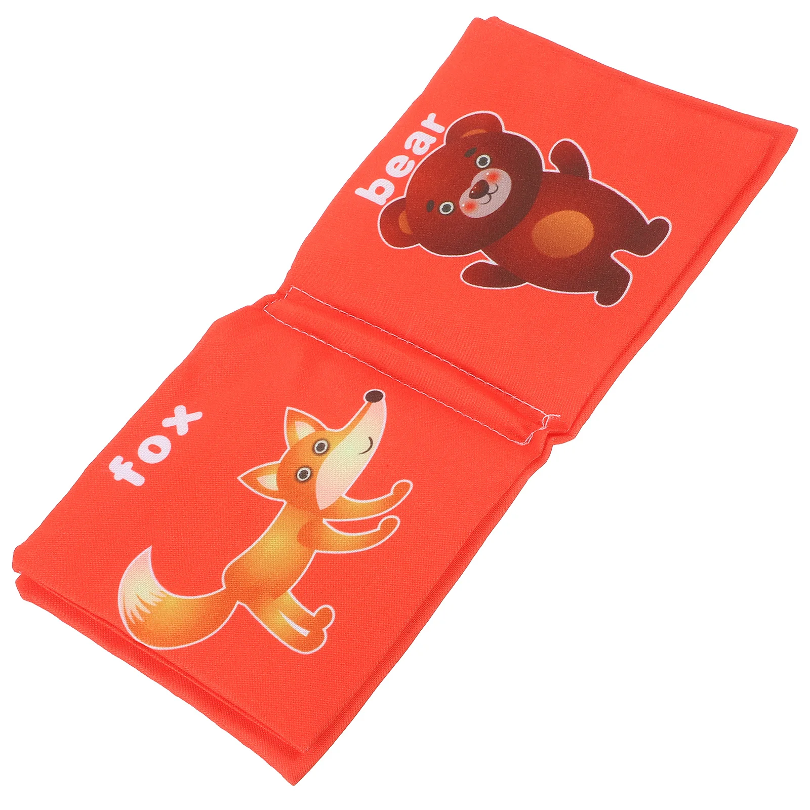 نسيج ثلاثي الأبعاد لحديثي الولادة قماش ناعم حيوان الطفل التعليم المبكر حيوانات الرضع القماش كتاب التجعيد السفر كتاب مشغول 0-6 أشهر #1