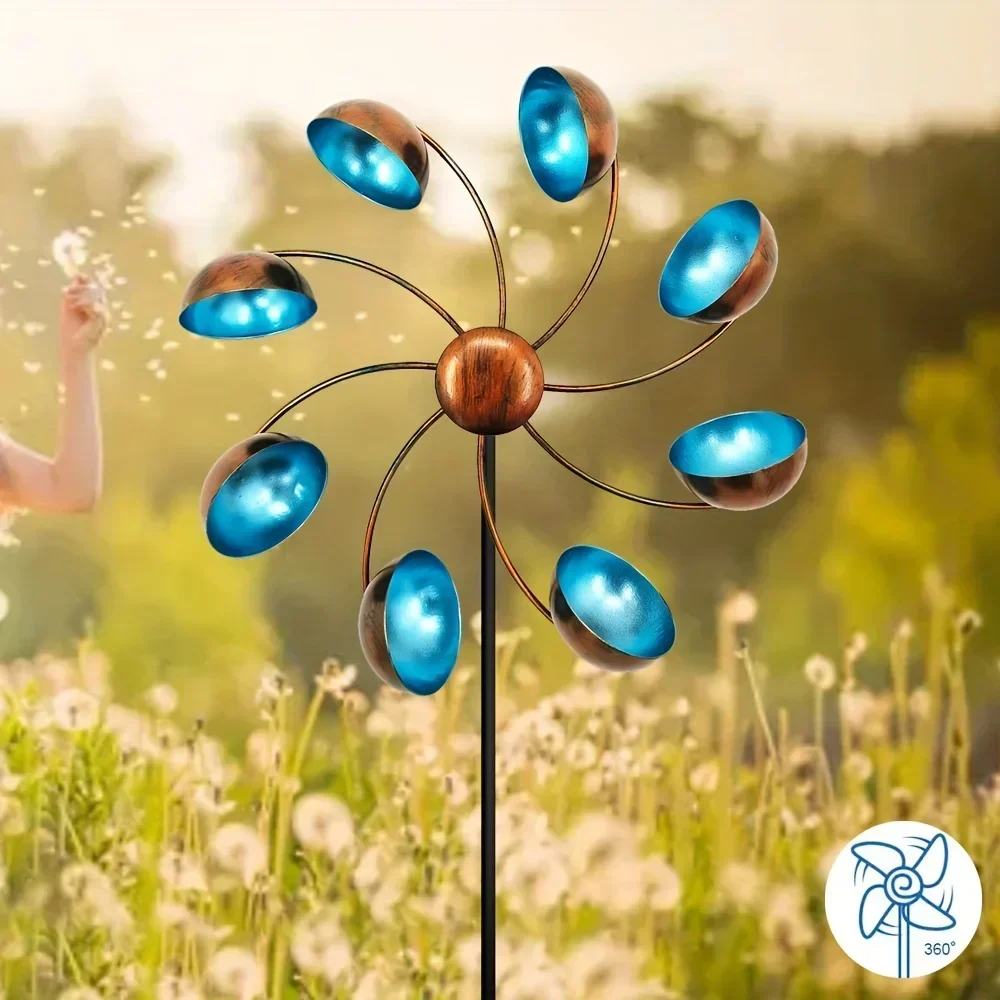 

Wind Spinner Outdoor Metal Ball Kinetic Wind Spinner Wind Sculptures Wind Spinner Metal Sind Spinner for Patio Lawn & Garden