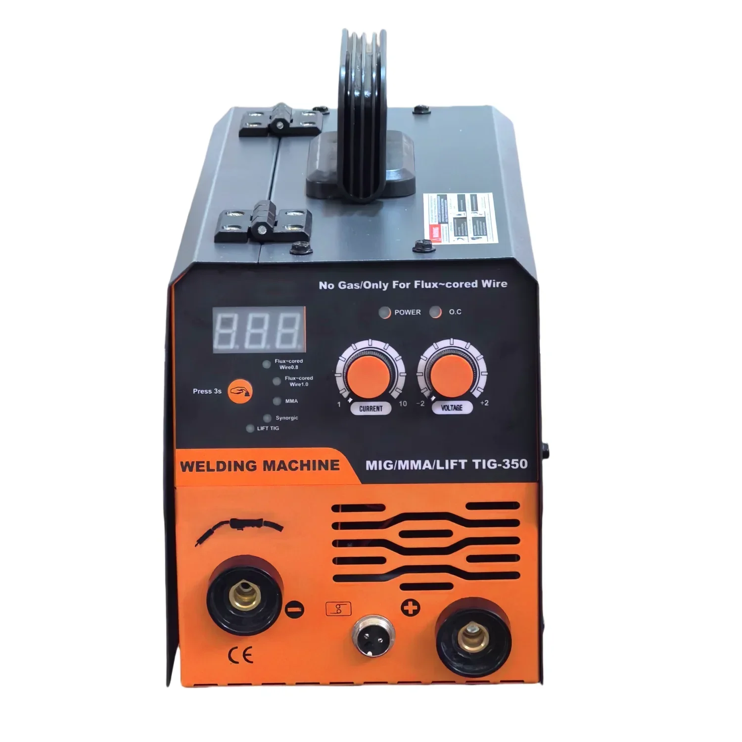 

No gas acceptable arc and mig welding machine 2 in 1 multi process gasless welding machine