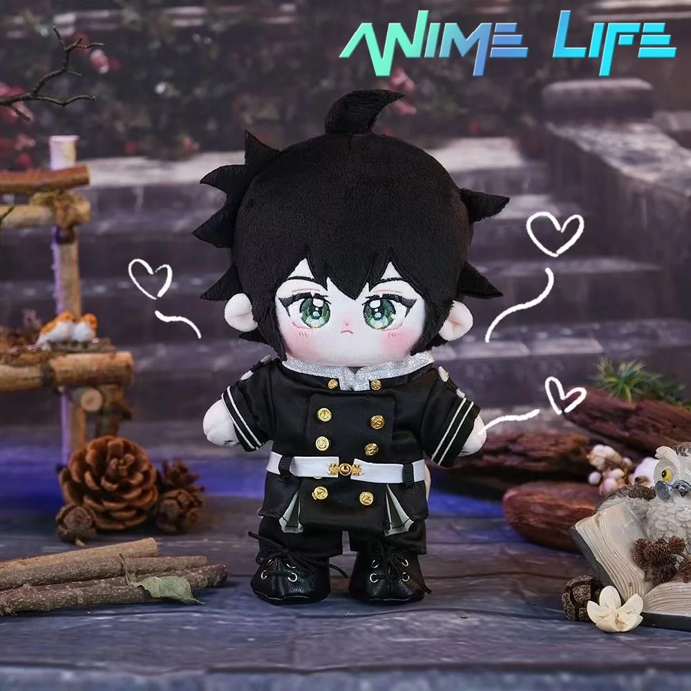 

Plushie Hot Anime Angle Yuichiro Hyakuya 20cm Body Doll Toy Clothes Suit Dress Up Plush Stuffed Cosplay