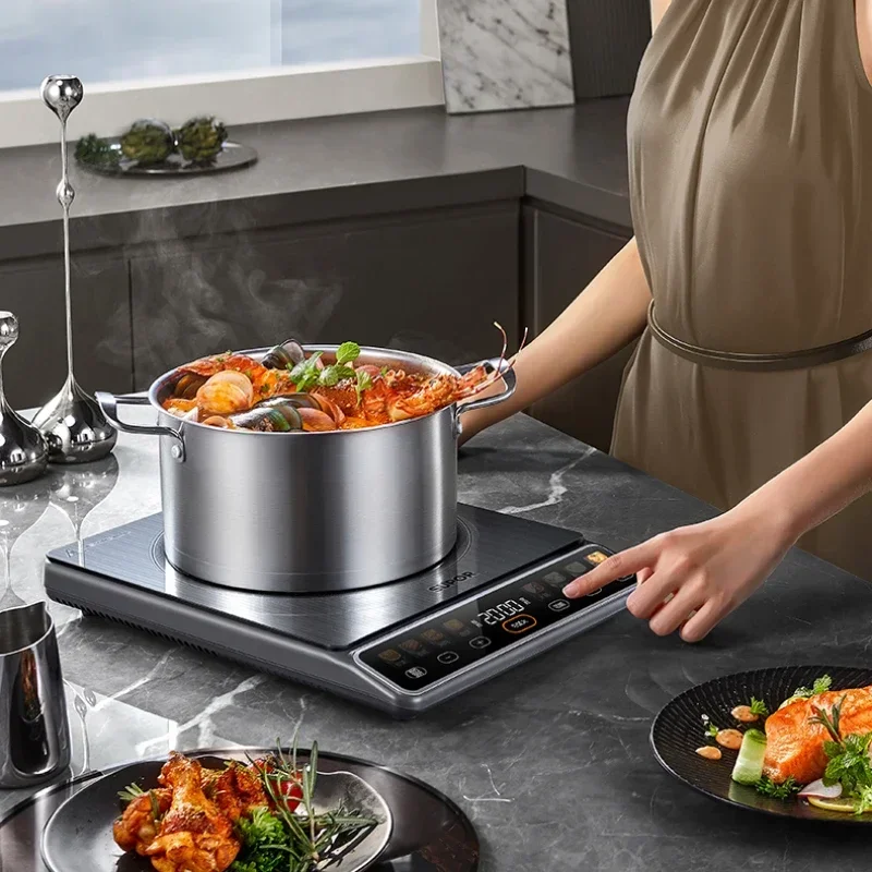 Induction Cooker Hot Pot Cooking Integrated Household High-Power Multi-Function 220V Battery Oven Estufa Eléctrica 인덕션