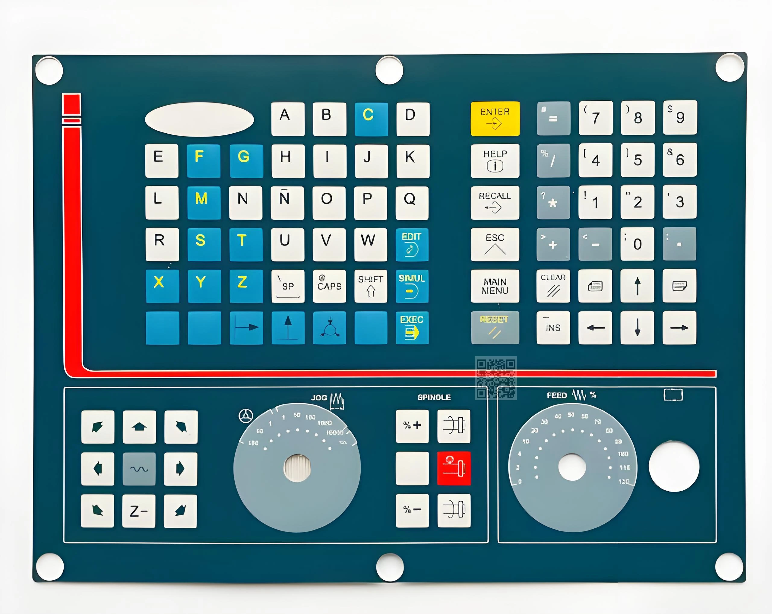 8040 Key Panel CNC8040 New Button Panel