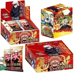 New Jujutsu Kaisen Collection Cards 1m02 Japanese Anime Booster Box Doujin children Toys And Hobbies Gift Rare SSR Thick Card