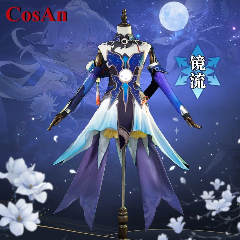 

CosAn Game Honkai: Star Rail Jing Liu Cosplay Costume Nifty Lovely Uniform Dress Female Activity Party Role Play Clothing