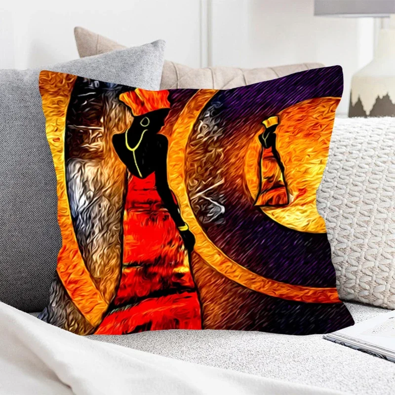 

Funda de almohada cuadrada para el hogar, cubierta de almohada para sofá, salao Retro, refuerzo, decoración del hogar