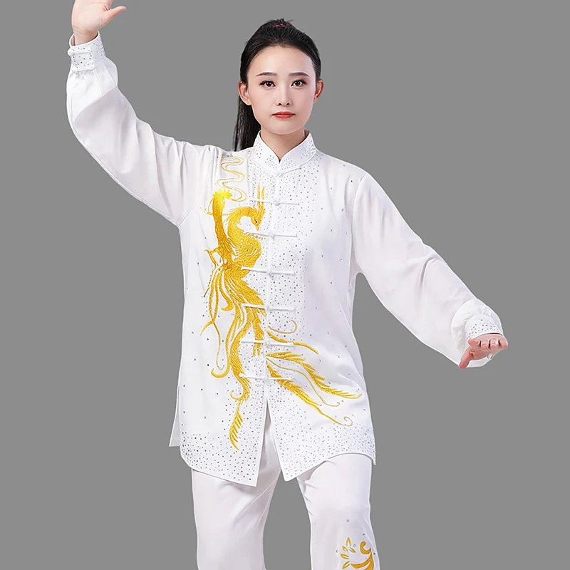 Women's Unisex Custom Tai Chi Suit Neo-Chinese Style 2026 New Arrival Baduanjin Martial Arts Performance & Competition Training