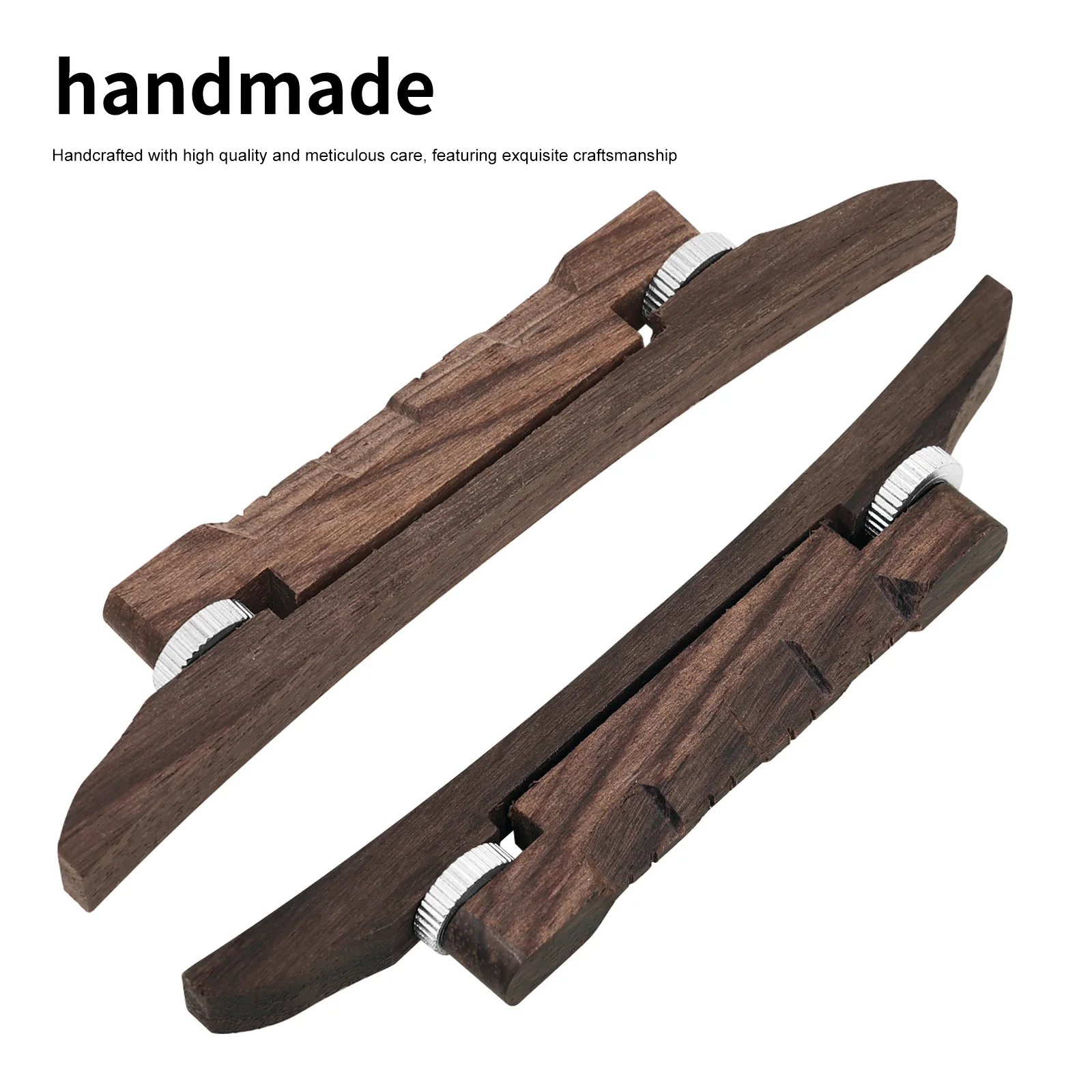 Ponte de bandolim premium ajustável, artesanal, jacarandá, ponte de bandolim de grão transparente, acessórios musicais e peças