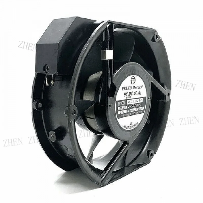 

Y for PELCO PM1751HA2 B-7 220-240V 172mm 17250 AC 220V Dual Ball Bearing Cooling Fan