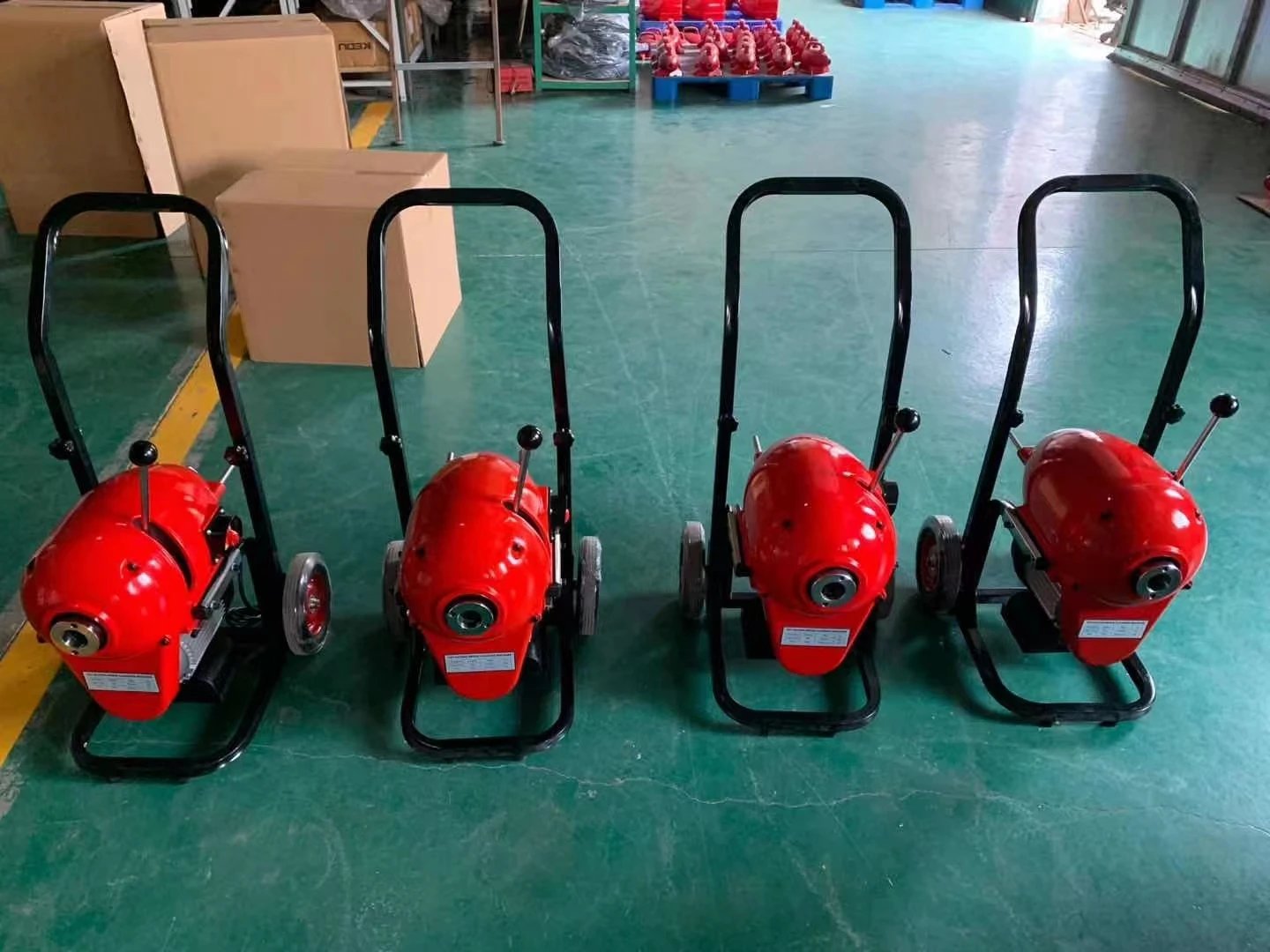 آلة تنظيف/استنزاف الأنابيب العمودية JG-200 التجارية مع مثقاب زنبركي