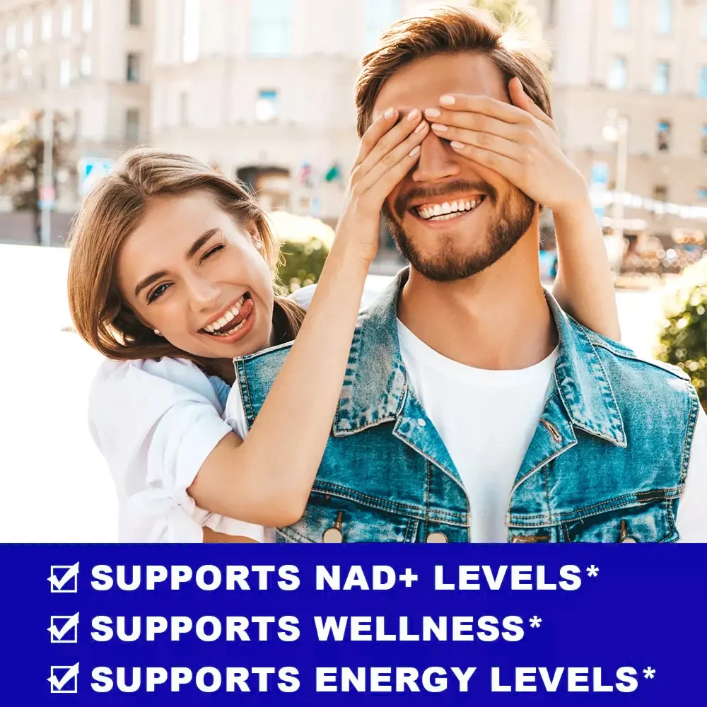 NAD +، يحتوي على ريسفيراترول، وببتيدات الكولاجين، والكركم والمزيد 21 في 1 - يعزز حيوية الخلية، ويعزز إصلاح الخلايا، ومكافحة الشيخوخة