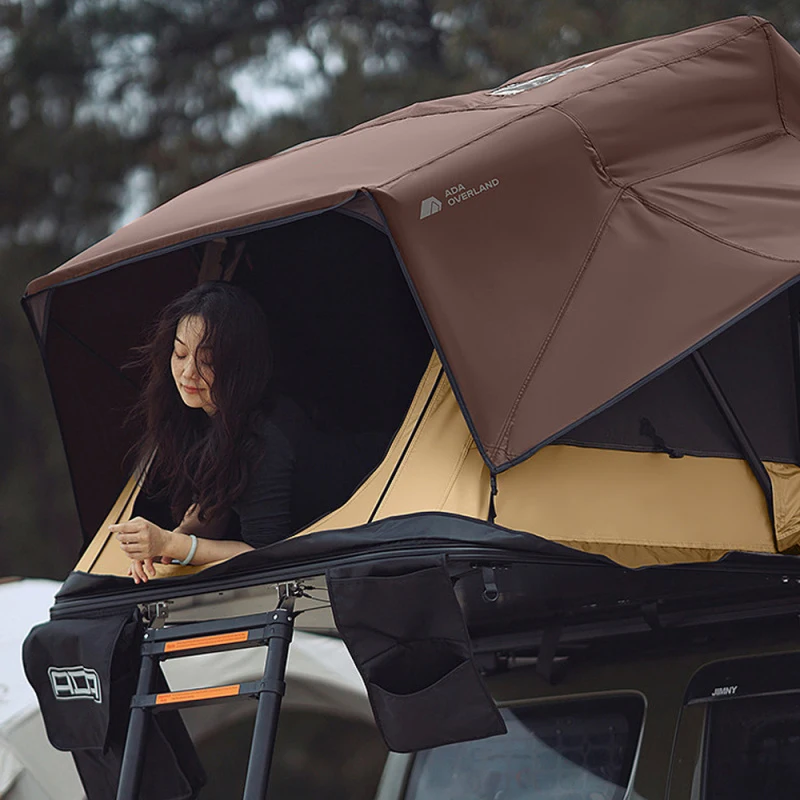 QualityHigh High-Quality Triangular Hardtop Roof For Outdoor Self-Driving Tours And Rainproof Car Tents