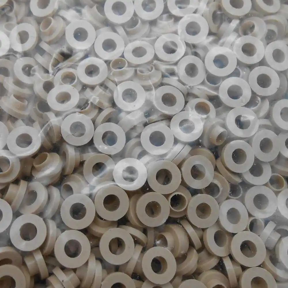 500Pcs/Lot TO-220 High Temperature Insulation Nylon Washer Bushing Brown Beige RoHS Diameter 6MM Aperture Bore Hole 3MM M3 FD059