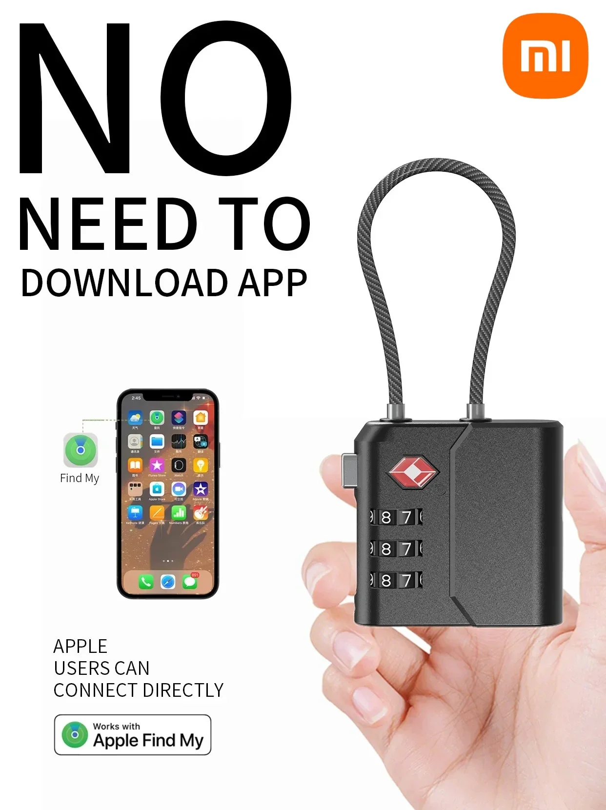 

XIAOMI Security SmartTrack Link: Bluetooth-трекер для наушников, багажа и телефонов, совместимый с Apple Find My (iOS)