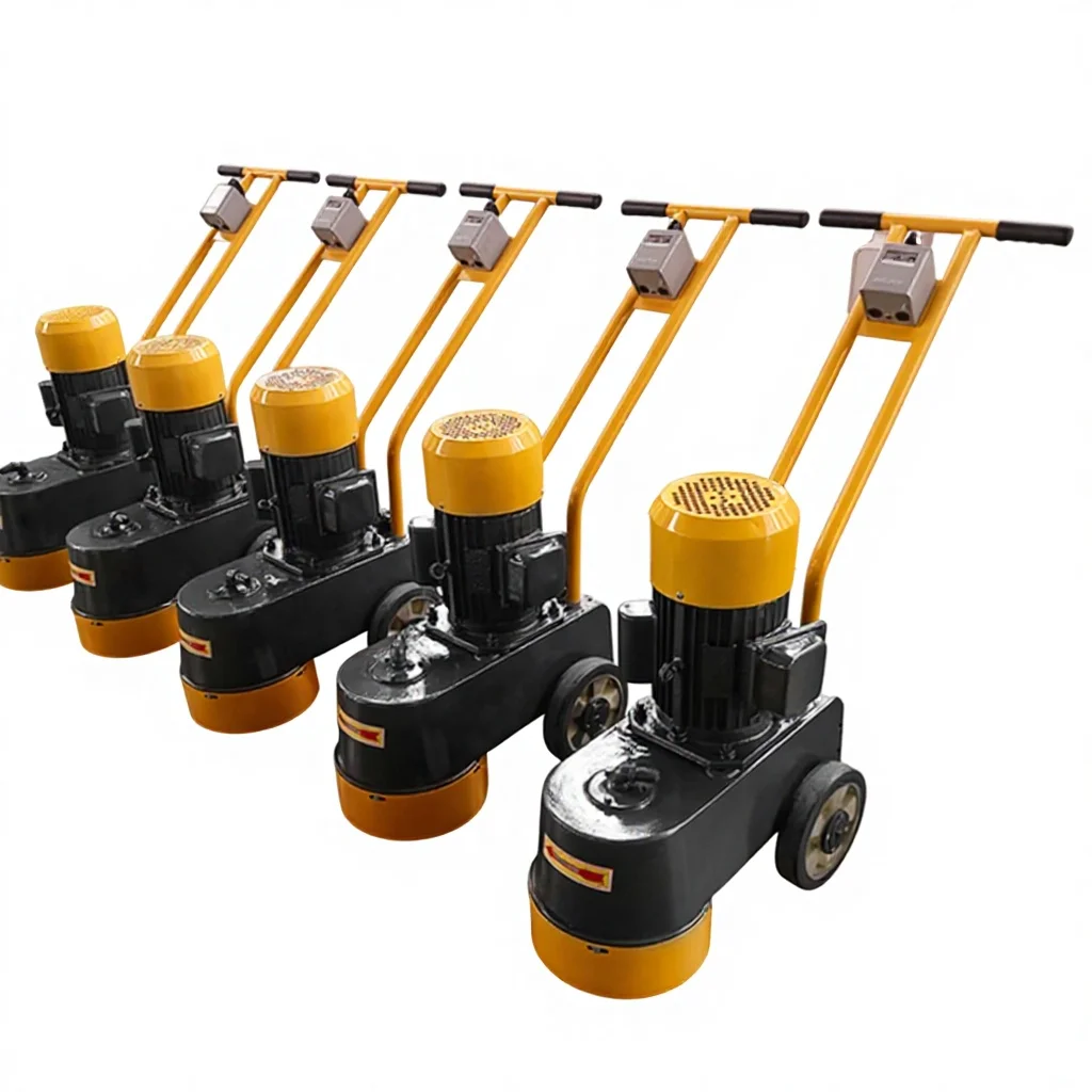 Factory Supply 250/350 Manual Engine Wet Concrete Terrazzo Floor Grinder 3KW 220V/380V High Efficiency