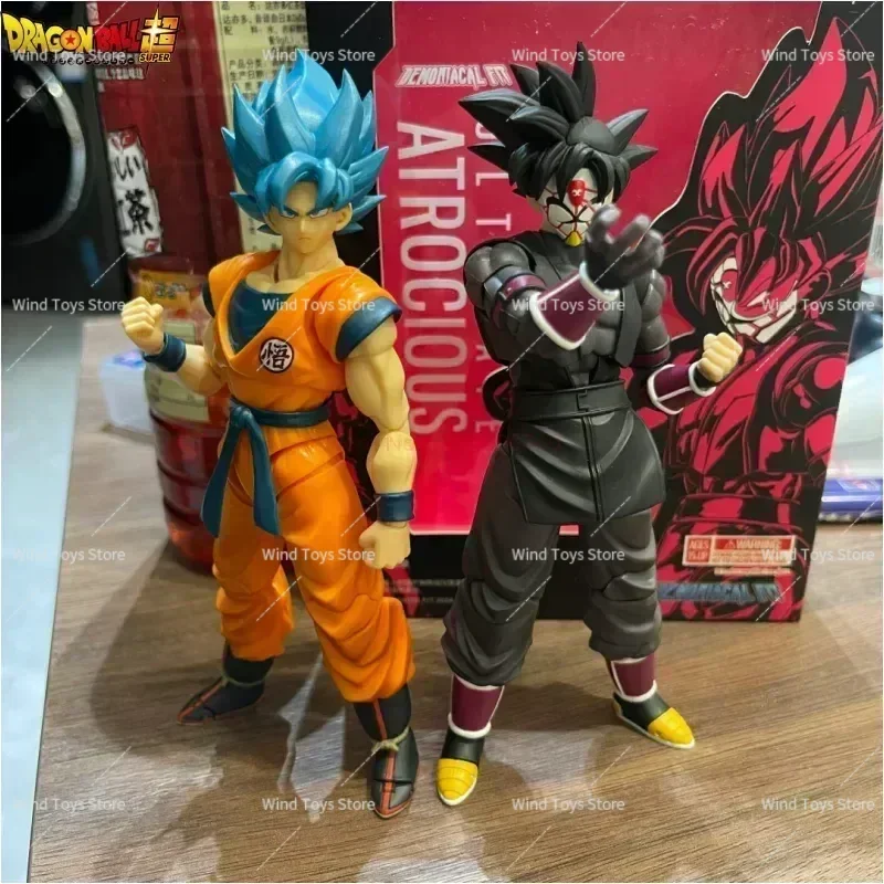 Original Action Figure Devil Fit Dragon Ball S.H.Figuarts SHF Ultimate Atrocious Black Goku Zamasu, Anime Model, Gift Toy