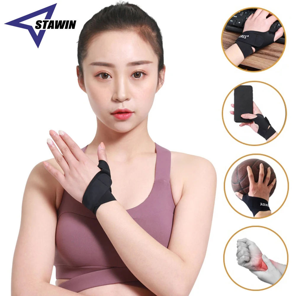 1 PC Adjustable Wrist Splint Brace Thumb Support Stabilizer Finger Protector Injury Aid Tool for Gaming, Typing,Daily Activities