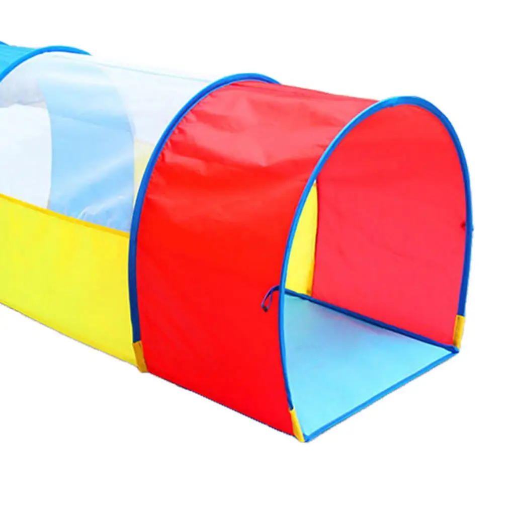 Pop Up Kids Tent Toy Indoor Outdoor Folding Crawl Tunnel Lightweight Playhouse for Children's Game Room Beach Party Backyard