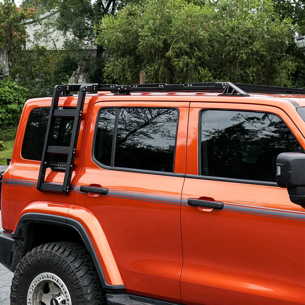 

300 Tuning Accessories Wild Knight Aluminum Alloy Roof Rack Low Wind Noise Luggage Carrier Ladder High Strength Lightweight