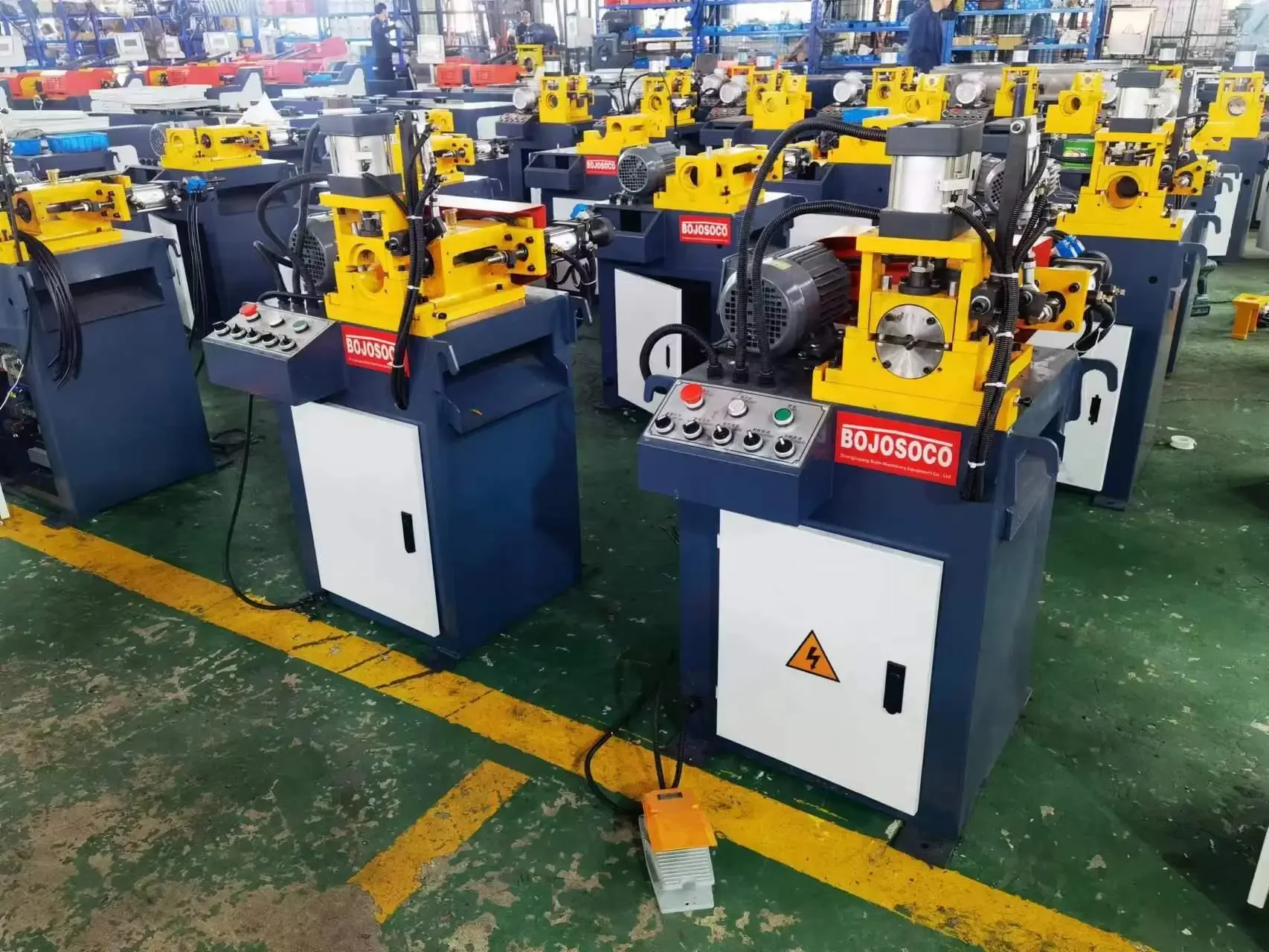 BOJOSOCO 80AC Single-Head Automatic bar Chamfering Machine Pneumatic Pipe Chamfering Machine