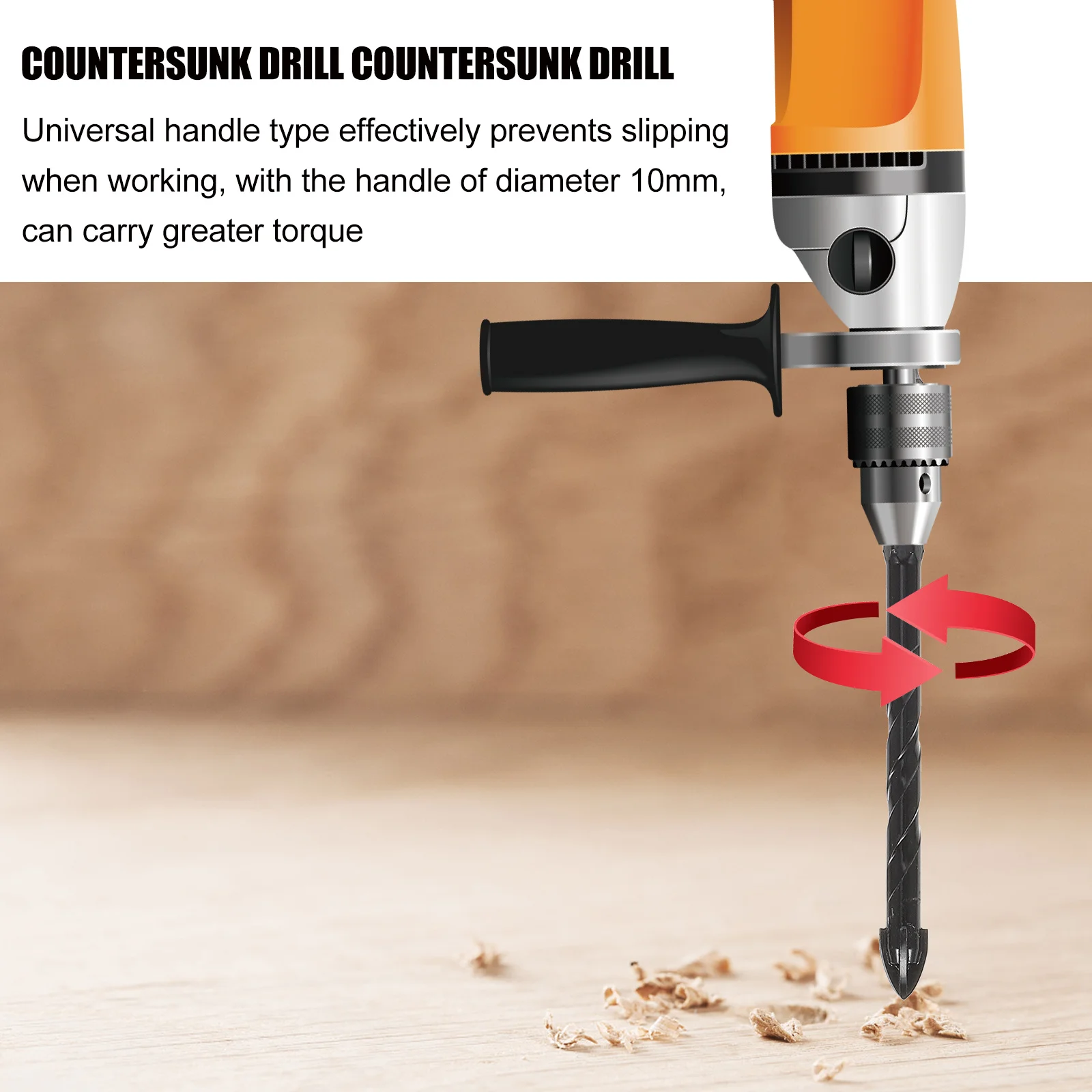 10 szt. Wierteł do płytek, stalowe, odporne na zużycie wiertła do muru, do ceramiki, porcelany, szkła, drewna, betonu, wiertło do muru