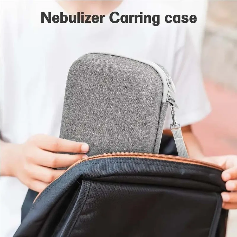 Shockproof Nebulizer Carry Bag Waterproof EVA Hard Shell Humidifier Storage Box Dust-proof with Handle Hard Shell Nebulizer Box